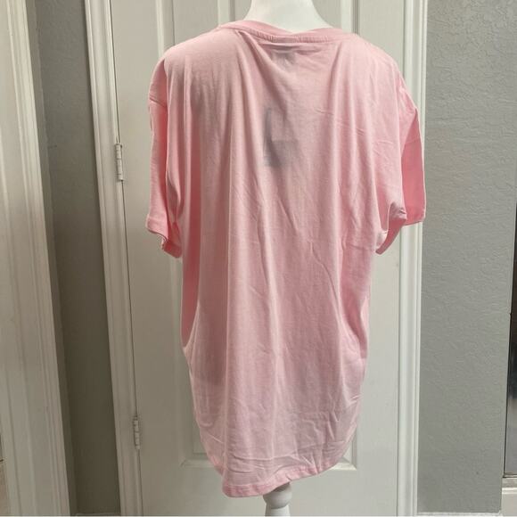 Disney New York Mickey Mouse Graphic Print Tee Pink Short Sleeve Size XL - Picture 5 of 6